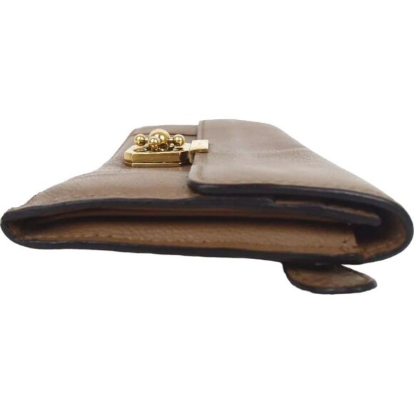 909158AE Chloe Wallet Long Brown Leather - Picture 3 of 12
